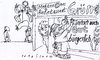 Cartoon: Bürgerlich (small) by Jan Tomaschoff tagged grüne,umfragewerte,claudia,roth