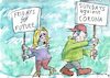 Cartoon: Demos (small) by Jan Tomaschoff tagged klima,corona,demos
