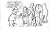 Cartoon: Einsparmöglichkeiten (small) by Jan Tomaschoff tagged haushalt,einsparungen