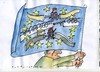 Cartoon: EU (small) by Jan Tomaschoff tagged eu,schengen,grenzen,migration