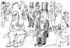 Cartoon: Feierliche Zeremonie (small) by Jan Tomaschoff tagged konsumrückgang,konjunktur,gutscheine,rezession