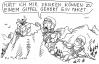 Cartoon: Gipfelstürmer (small) by Jan Tomaschoff tagged rettungsgipfel,rettungspaket,staatsbürgschaften,milliardenpalet