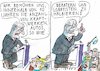 Cartoon: halbieren (small) by Jan Tomaschoff tagged politik,lobby,geld