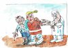 Cartoon: Hilfe (small) by Jan Tomaschoff tagged gesundheitswesen,personalmagel,stress