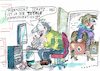 Cartoon: Kommunikation total (small) by Jan Tomaschoff tagged ehe,partnerschaft,internet