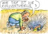 Cartoon: Konjukturdelle (small) by Jan Tomaschoff tagged wirtschaft,konjunktur