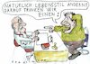 Cartoon: Lebensstil (small) by Jan Tomaschoff tagged lebensstil,alkohol,gesundheit