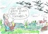 Cartoon: Navi (small) by Jan Tomaschoff tagged natur,zugvögel,herbst,frühling,navigation