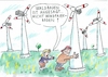Cartoon: Park (small) by Jan Tomaschoff tagged windpark,energie