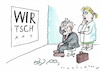 Cartoon: Schrumpfung (small) by Jan Tomaschoff tagged wirtschaft,krise,schrumpfung,abstieg