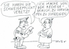 Cartoon: Schweigen (small) by Jan Tomaschoff tagged gesundheit,arzt,schweigepflicht