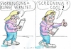 Cartoon: Screening (small) by Jan Tomaschoff tagged gesundheit,vorsorge,mode