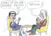 Cartoon: Wagenknecht (small) by Jan Tomaschoff tagged wagenknecht,rechts,links