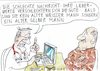 Cartoon: weiss (small) by Jan Tomaschoff tagged alter,weisser,mann