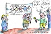 Cartoon: Willkommenskultur (small) by Jan Tomaschoff tagged einwanderung,ttip,hähnchen