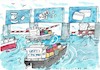 Cartoon: Zoll (small) by Jan Tomaschoff tagged iran,usa,stra0e,von,hormuz