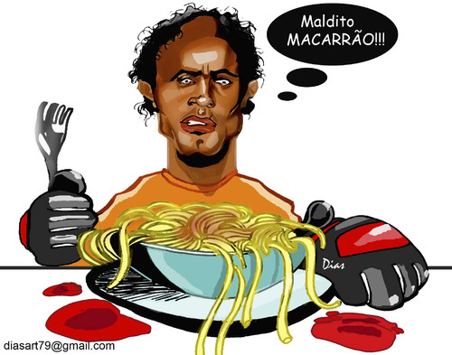 Cartoon: Goleiro Bruno (medium) by MRDias tagged caricature,charge