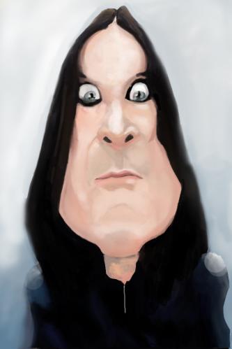 Cartoon: Ozzy Osboune Color (medium) by MRDias tagged caricature