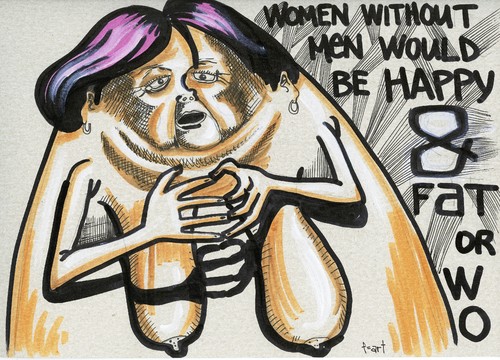 Cartoon: FAT (medium) by FART tagged fat