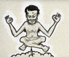 Cartoon: God of Fart (small) by FART tagged god,of,fart