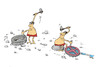 Cartoon: wheel (small) by draganm tagged wheel stone age invention traffic