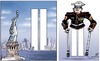 Cartoon: Twin Towers (small) by Damien Glez tagged twin towers 11september september11 terror