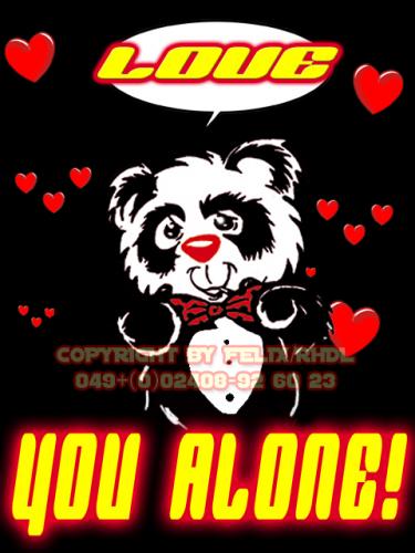 Cartoon: Mascot Peter Panda (medium) by FeliXfromAC tagged panda,peter,bear,bär,tiere,animals,wizard,cartoon,comic,comix,felix,alias,reinhard,horst,greeting,card,glückwunschkarte,liebe,character,design,mascot,sympathiefigur,beziehung,glück,luck,greetings,call,handy,telefon,phone,handylogo,mobile,services,herz,hea