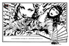 Cartoon: Classic Hollywood Sample! (small) by FeliXfromAC tagged felix alias reinhard horst hollywood artwork aachen illustration illustrator posrt design nrw germany sw balck and white pin up pinup