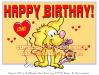 Cartoon: Happy Birthday Cartoon (small) by FeliXfromAC tagged nice,animals,tiere,tier,logos,sympathiefiguren,mascots,wallpapers,characters,characterdesign,figuren,hey,melde,dich,whimsical,felix,alias,reinhard,horst,reinhard,horst,design,line,red,love,herzen,beziehung,aachen,sorry,greeting,card,lighter