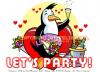 Cartoon: Lets Party (small) by FeliXfromAC tagged nice,animals,tiere,tier,logos,sympathiefiguren,mascots,wallpapers,characters,characterdesign,figuren,hey,melde,dich,whimsical,felix,alias,reinhard,horst,reinhard,horst,design,line,red,love,herzen,beziehung,aachen,pinguin,penguine,greeting,card,birthday,