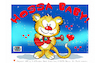 Cartoon: Lovecrazy Leo-HOSSA BABY! (small) by FeliXfromAC tagged felix,alias,reinhard,horst,design,line,aachen,lovecrazy,leo,cartoon,character,maskot,maskottchen,illustration,illustrator,ciomic,zeichner,comiczeichner,designer