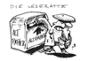 Cartoon: Eine Leseratte... (small) by Jo Drathjer tagged altbuch recycling zweitbuch altpapier pisa buch lesen leselust leseratte bildung wissenshunger