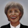 Cartoon: Merkel Obama (small) by salinos tagged angela,merkel,obama,barack,wahl,deutschland