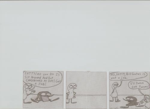 Cartoon: A La Carte (medium) by calebgustafson tagged bill,gates,cardboard,job