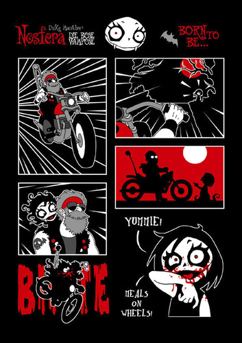 Cartoon: NOSFERA - Born To Be (medium) by volkertoons tagged nosfera,böse,vampöse,vampir,vampire,vampires,vampiress,essen,auf,rädern,meals,on,wheels,food,blut,blood,biker,bike,hitchhiking,anhalter,the,road,motorrad,motorcycle,easy,rider,steppenwolf,tot,untot,dead,undead,fun,spaß,humor,gothic,dark