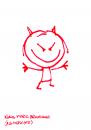 Cartoon: Klaus Maria Brandauer (small) by volkertoons tagged cartoon,volkertoons,humor,strichmännchen,low,art,famous,people,actor,schauspieler,karikatur,caricature,klaus,maria,brandauer,mephisto,goethe,faust,horror