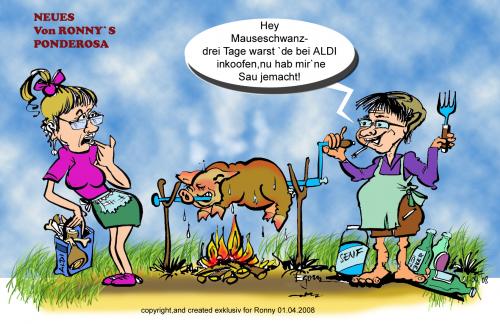 Cartoon: Barbeque (medium) by cartoonist_egon tagged grillen,