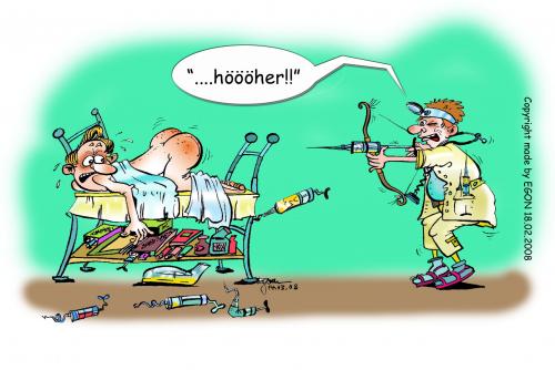 Cartoon: Hööööher! (medium) by cartoonist_egon tagged humor,
