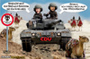 Cartoon: Alles für den Frieden!!CDU vora (small) by cartoonist_egon tagged cdu,krieg,waffen,deal,saudi,arabien