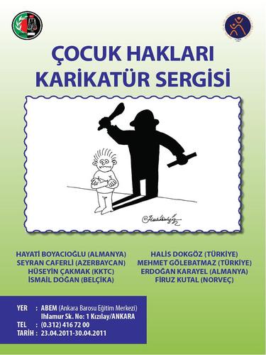 Cartoon: CHILD RIGHTS CARTOON EXHIBITION (medium) by halisdokgoz tagged child,rights,cartoon,exhibition