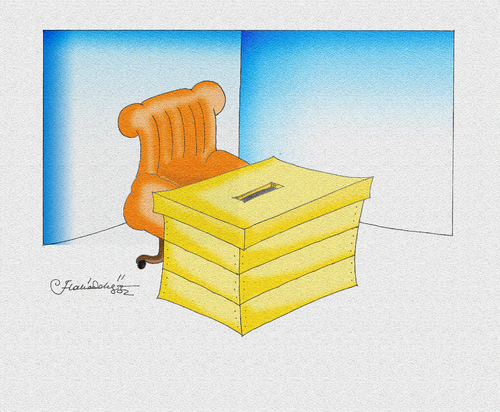 Cartoon: DEMOCRACY (medium) by halisdokgoz tagged democracy
