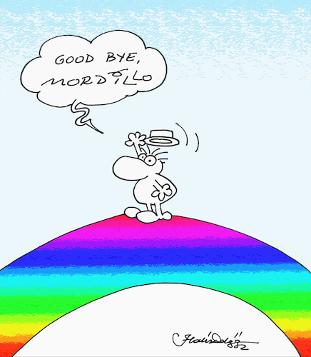 Cartoon: Mordillo (medium) by halisdokgoz tagged mordillo