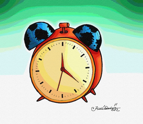 Cartoon: Time (medium) by halisdokgoz tagged time
