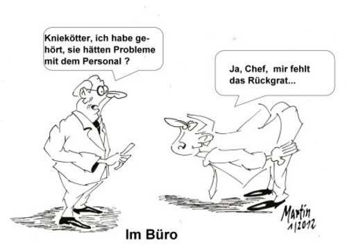 Cartoon: Büro (medium) by quadenulle tagged cartoon
