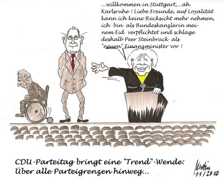 Cartoon: CDU-Parteitag (medium) by quadenulle tagged cartoon