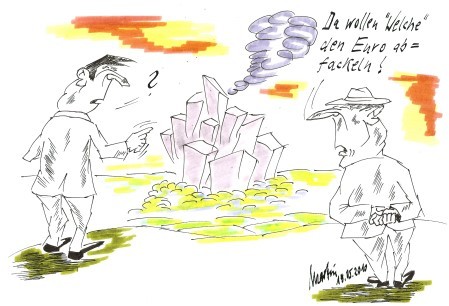 Cartoon: EURO (medium) by quadenulle tagged cartoon