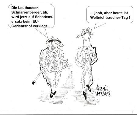 Cartoon: Weltnichtraucher-Tag (medium) by quadenulle tagged cartoon