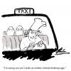 Cartoon: Scary Taxi (small) by pinkhalf tagged cartoon,food,surreal,cook