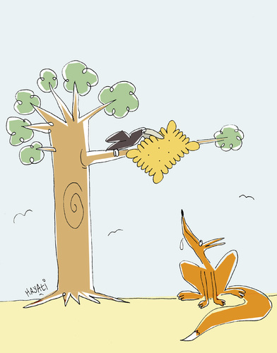 Cartoon: Fuchs (medium) by Hayati tagged raabe,und,fuchs,tilki,ve,karga,kurabiye,kekse,butterkekse,bikcuit,biskuvi,peskuvit,hayati,boyacioglu,rabe,fuchs,natur,tiere
