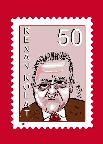 Cartoon: Kenan Kolat (medium) by Hayati tagged kenan,kolat,tgd,att,birthday,50,berlin,deutschland,türkei,türkiye,almanya,hayati,boyacioglu